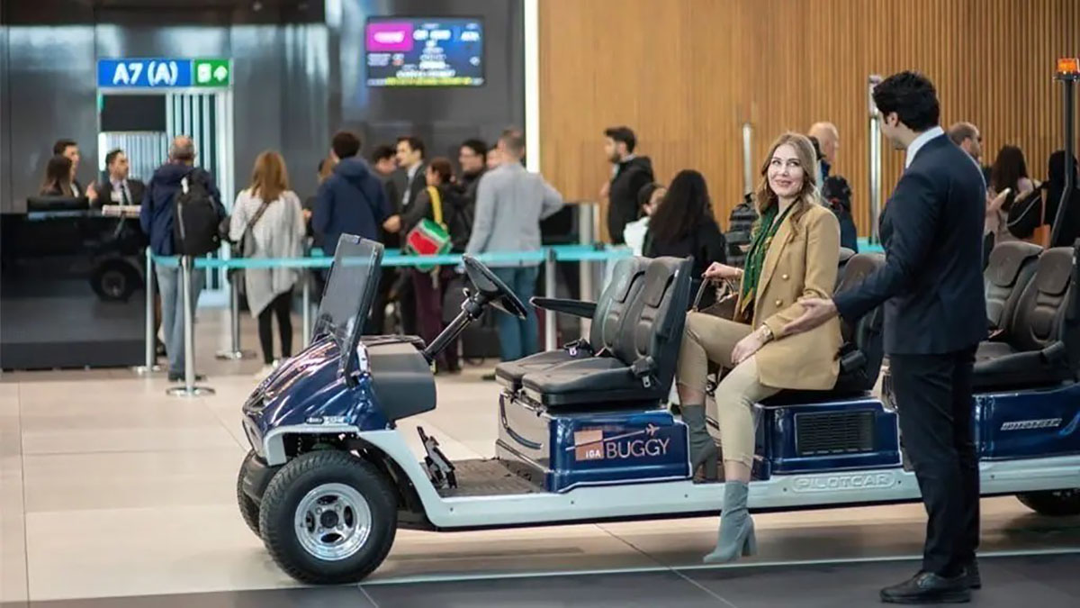 istanbul airport ist iga electric buggy service