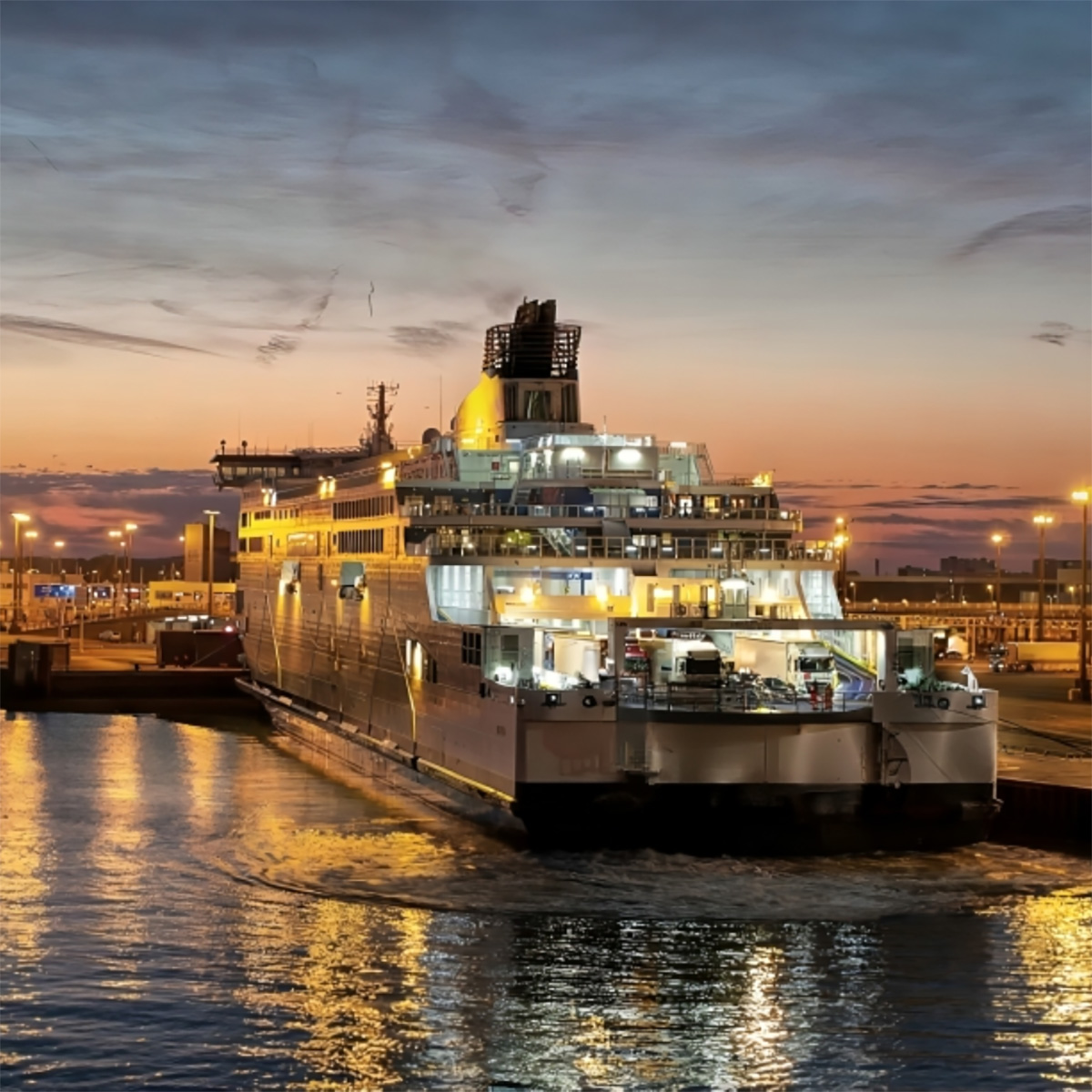 Passenger pickup flow at Dover Cruise Port after cruise disembarkation